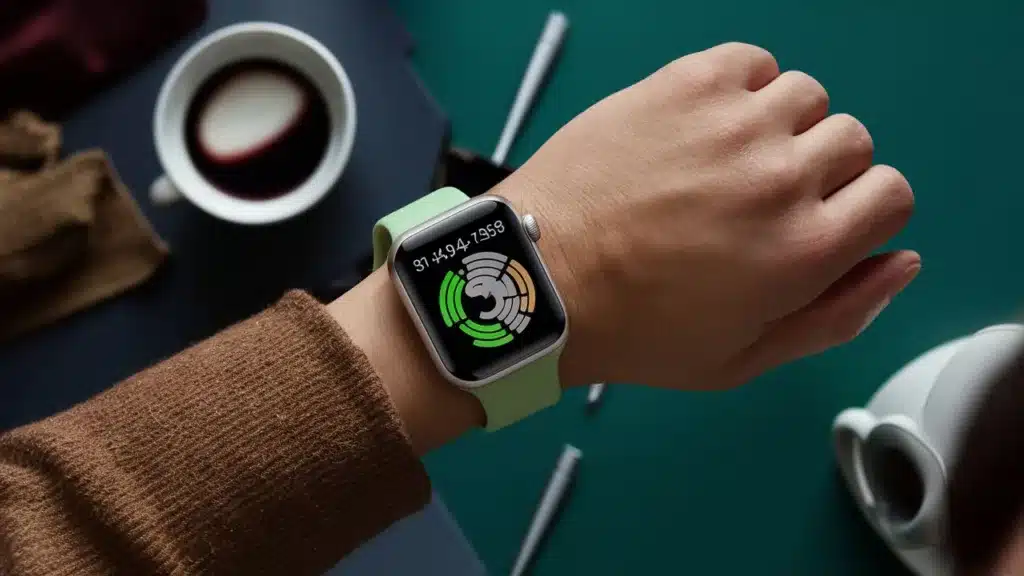 how to turn off the green light on apple watch