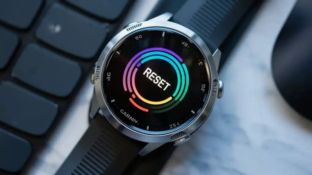 how to factory reset garmin watch